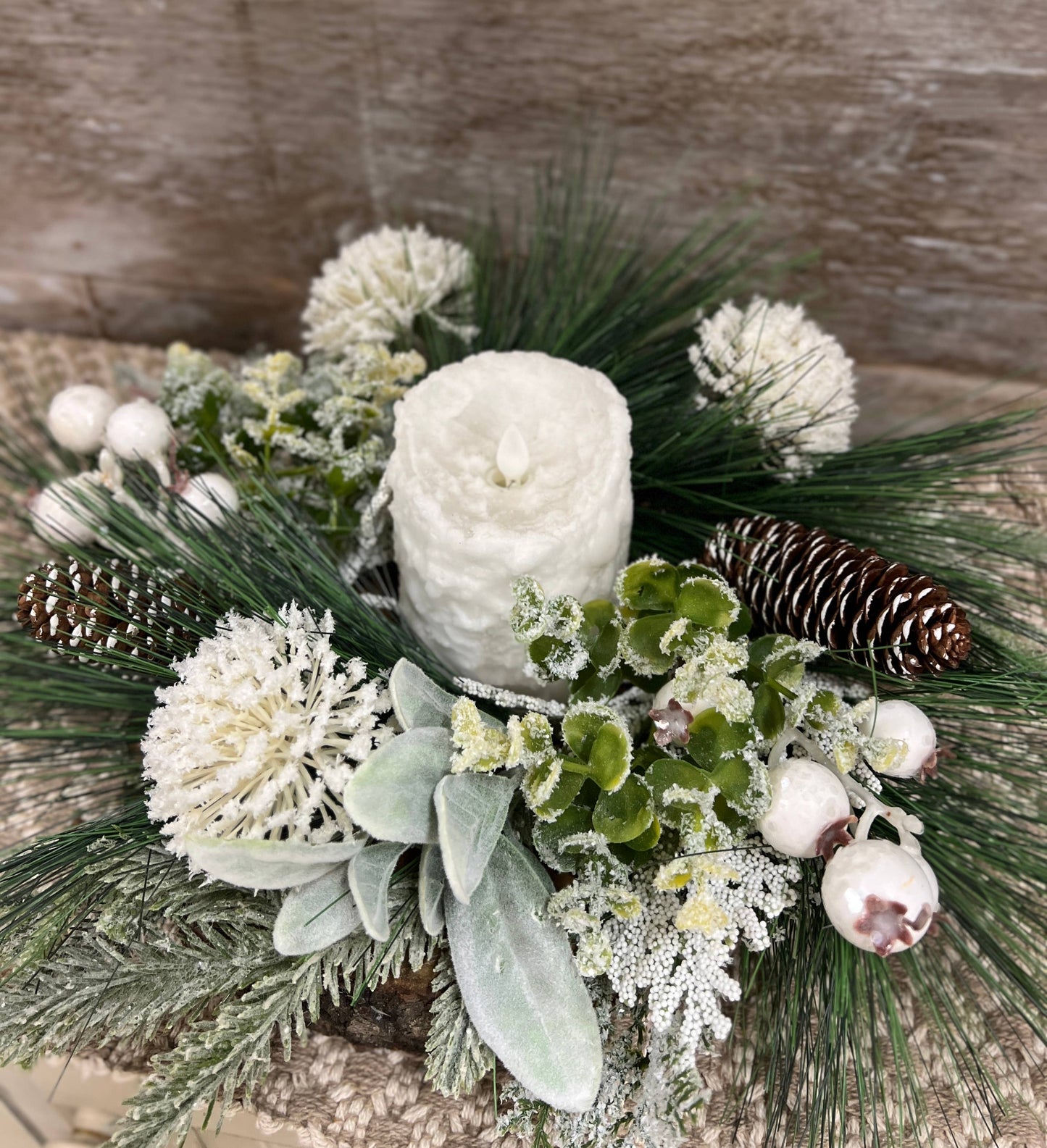 Winter Whisper Candle Ring