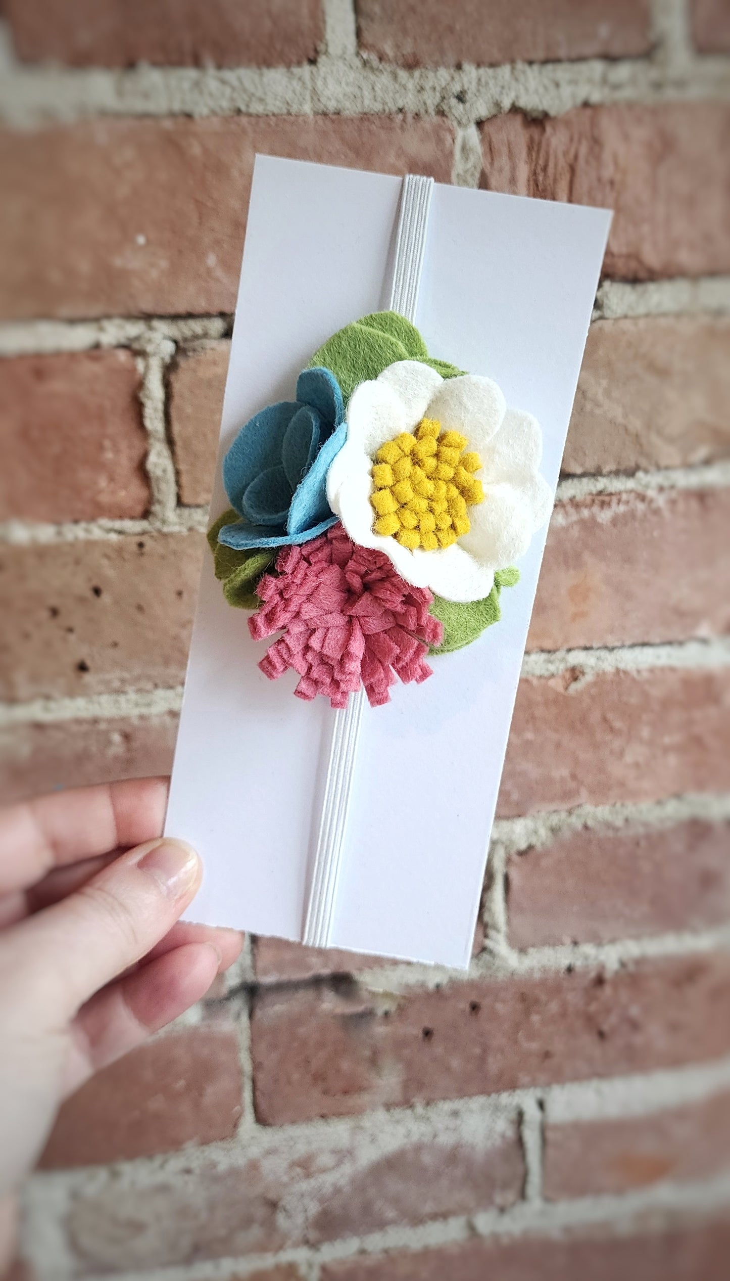 Felt Flower Bookmark | Summer Blooms