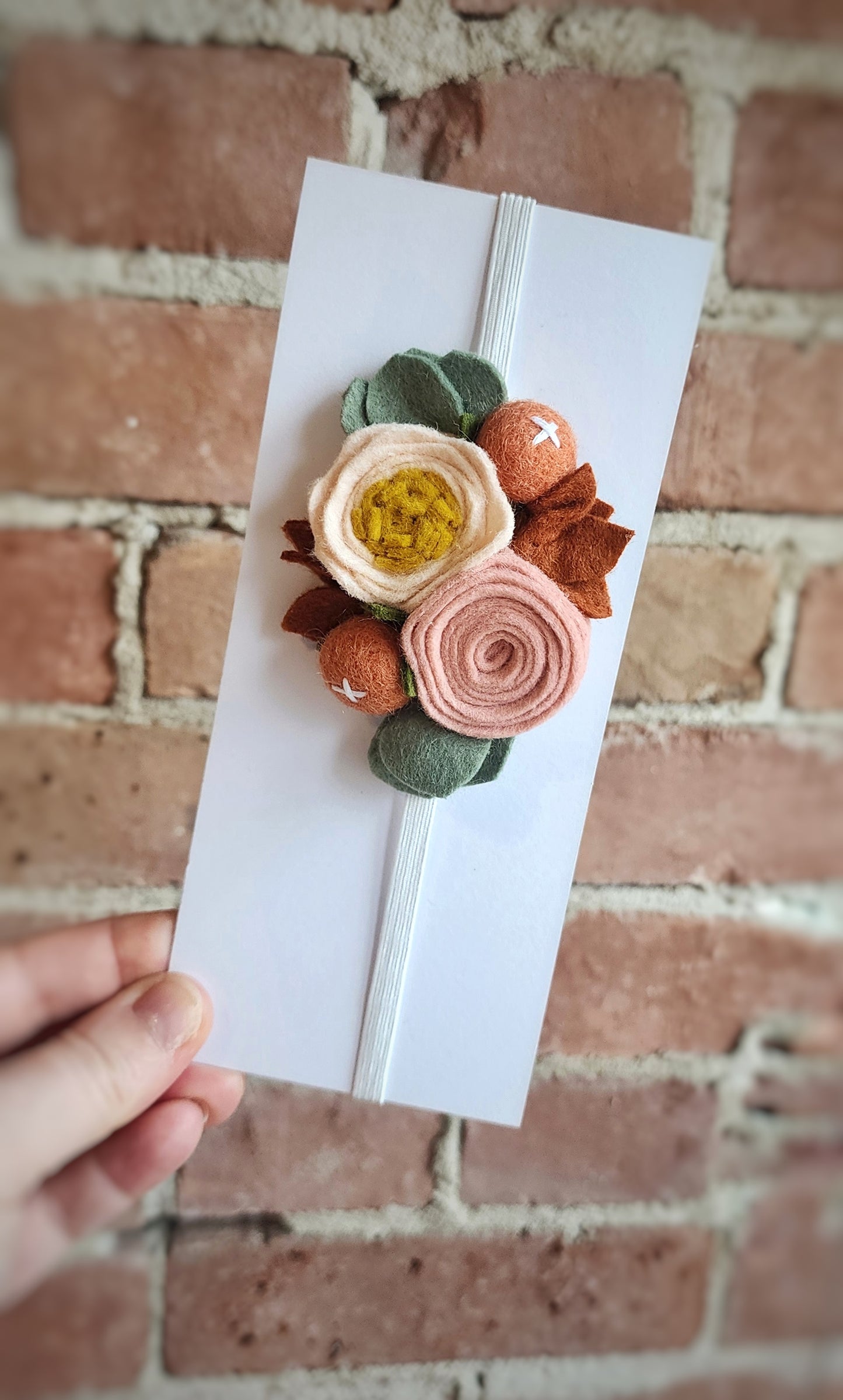 Felt Flower Bookmark | Boho Berries
