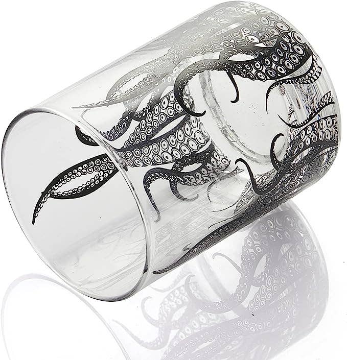 Octopus Tentacle Whiskey Glassware | Set of 2