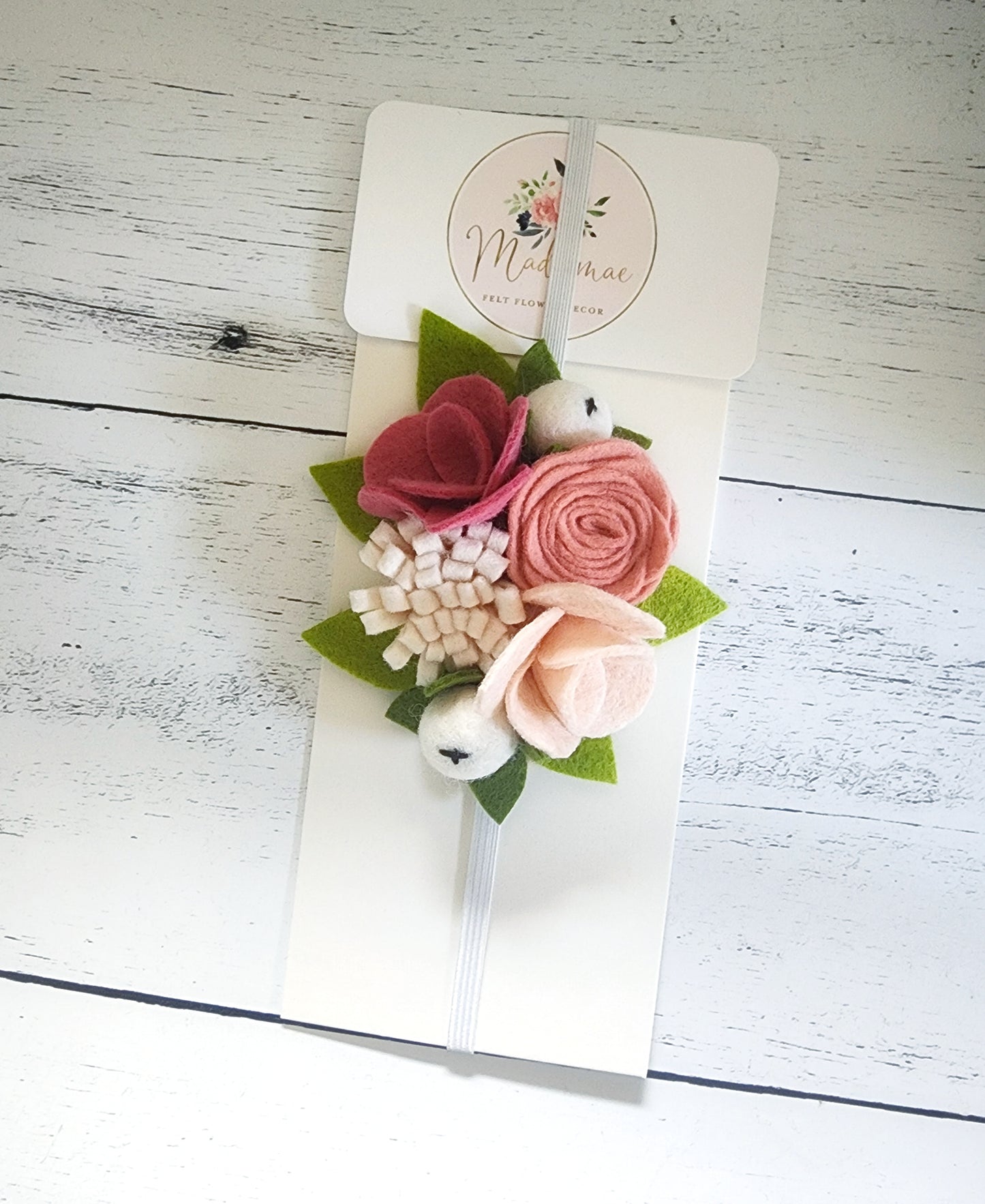 Felt Flower Bookmark | Pretty Pinks