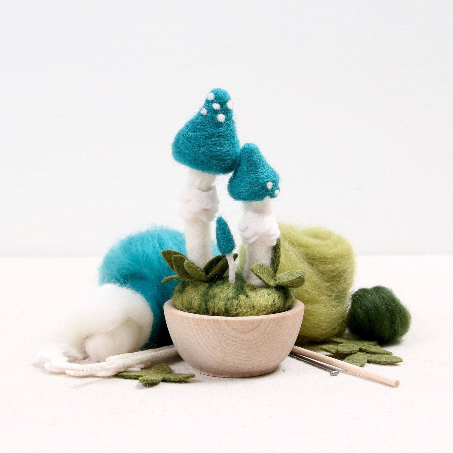 Needle Felting Kit | Mushrooms