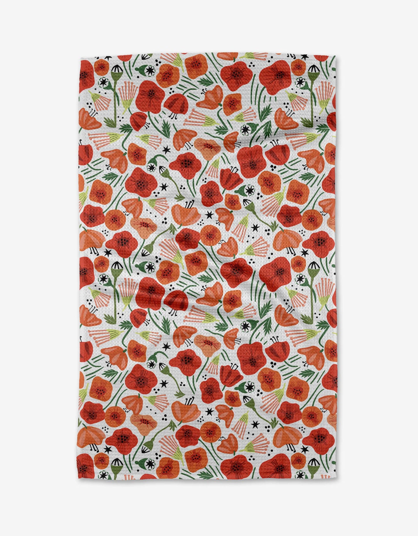 Poppy Power Dishtowel