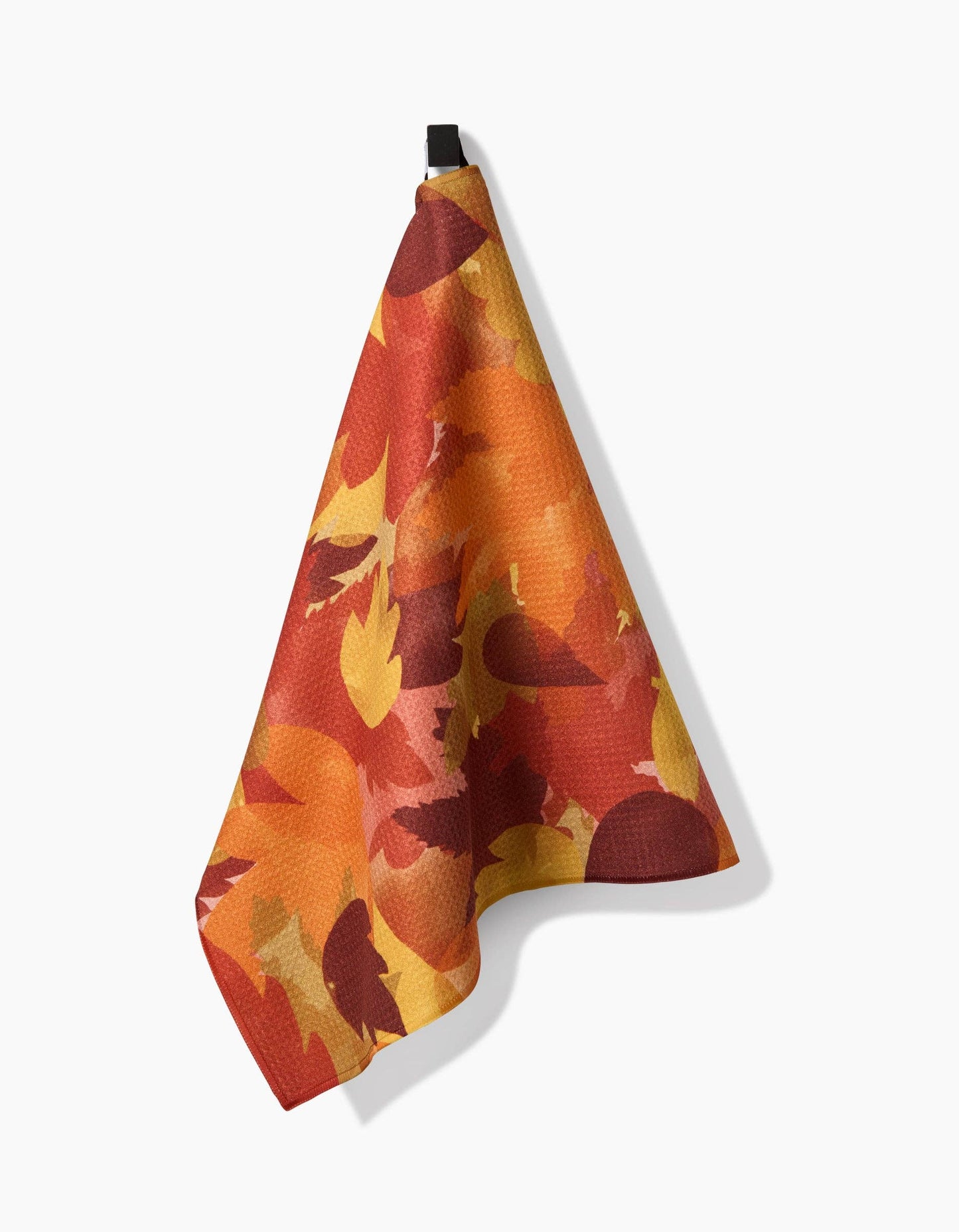 Watercolor Fallen Leaves Dishtowel