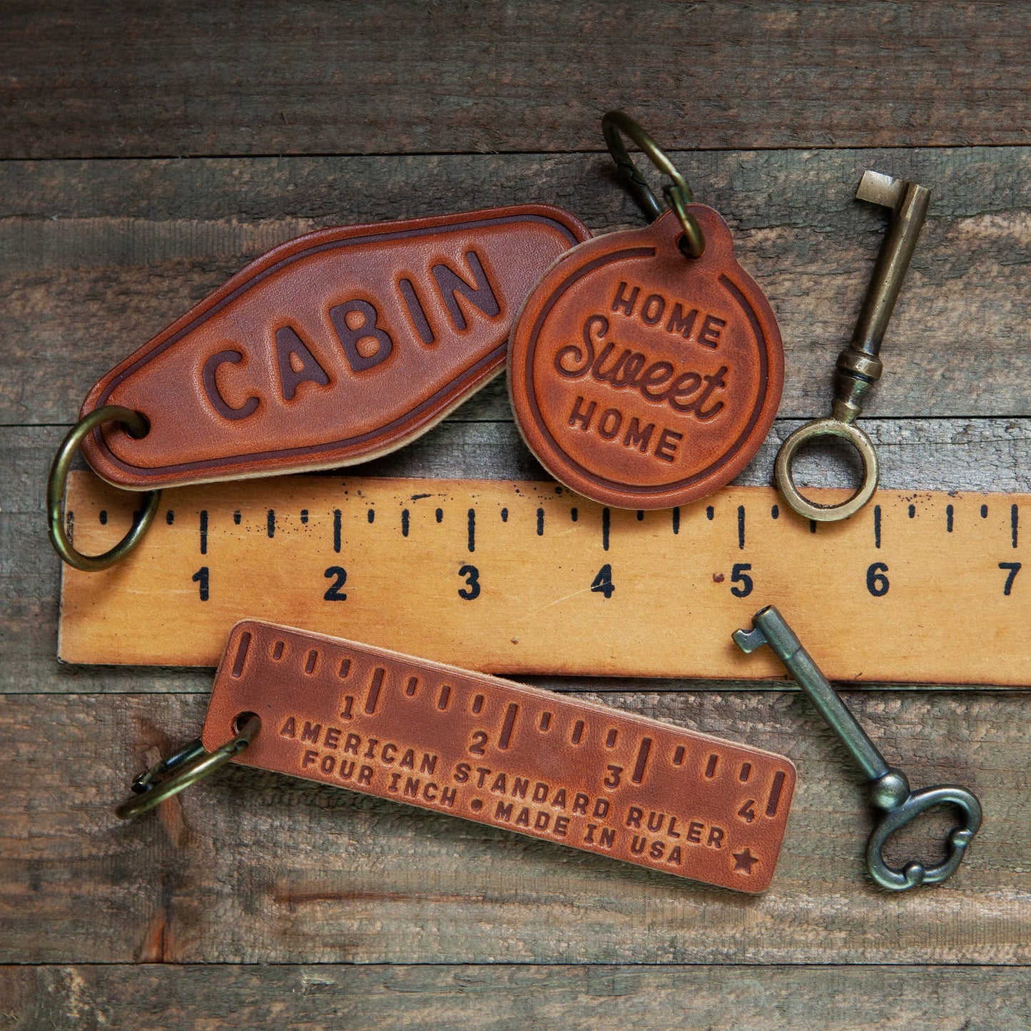 Leather Keychain