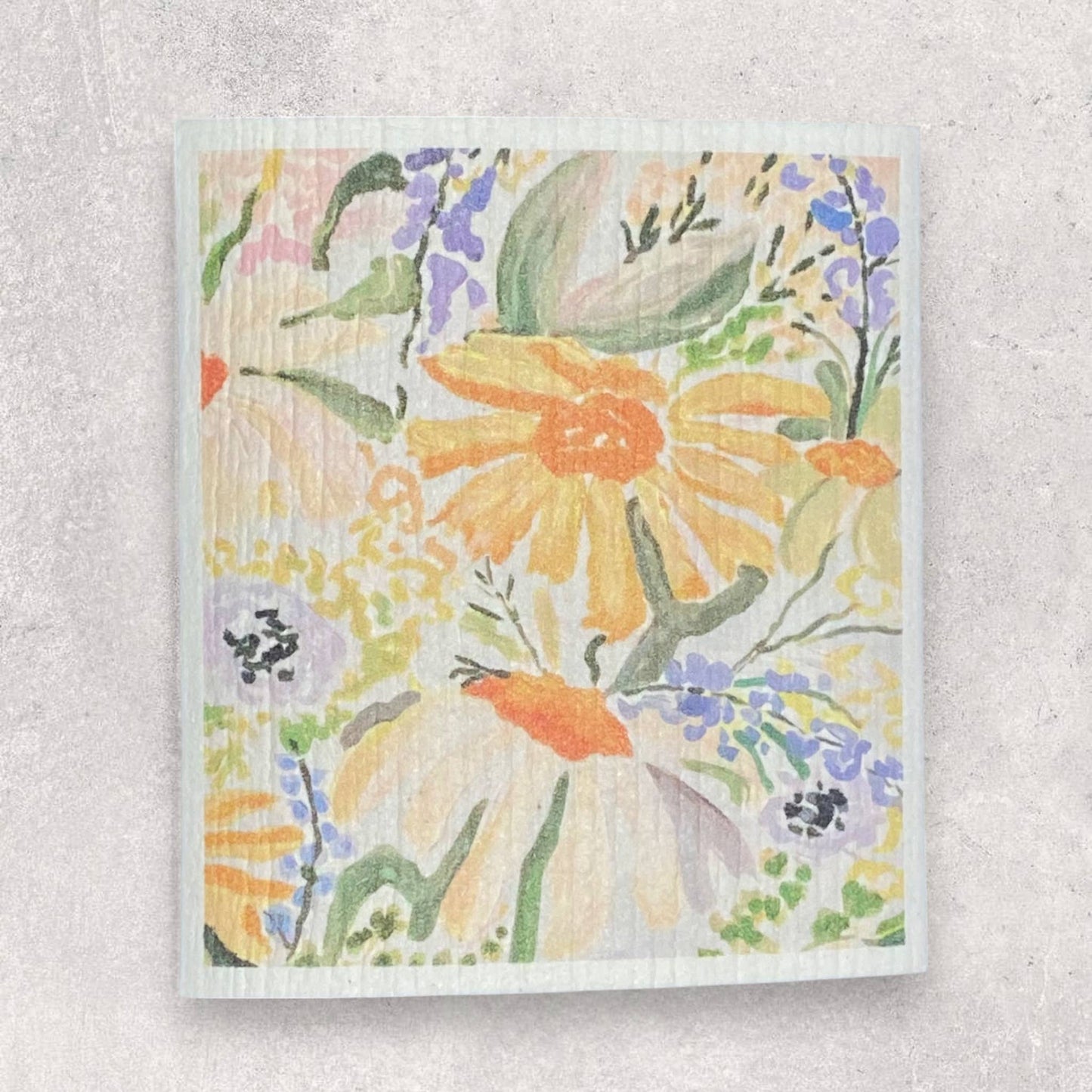 Spring Flowers Swedish Dish Cloth
