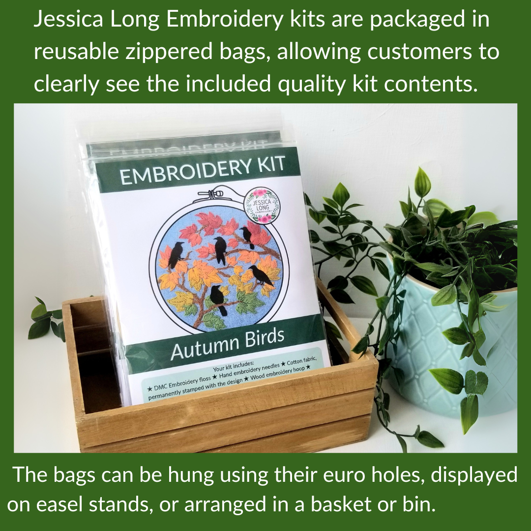 Bluebird Embroidery Kit | Beginner
