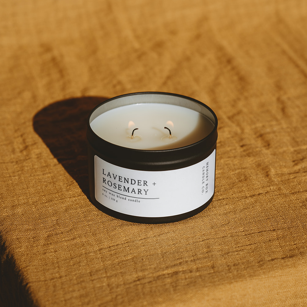 Soy Candle | Lavender + Rosemary