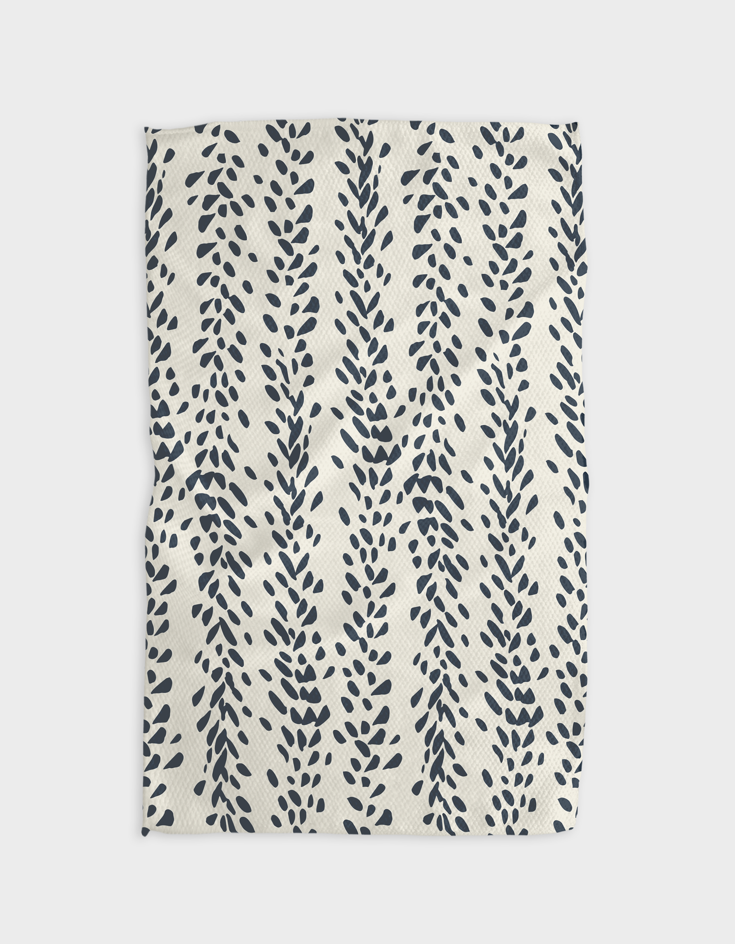 Reeds Printed Midnight Dishtowel