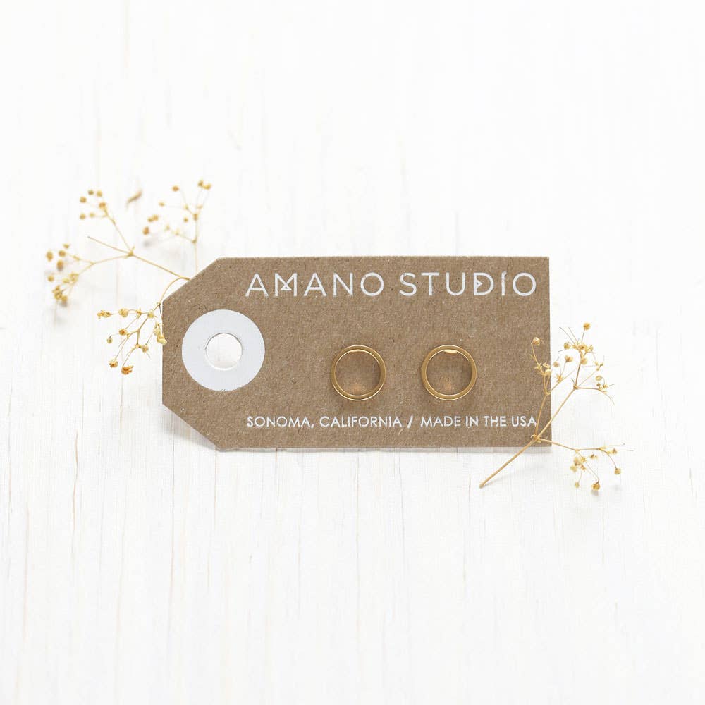 Small Circle Studs