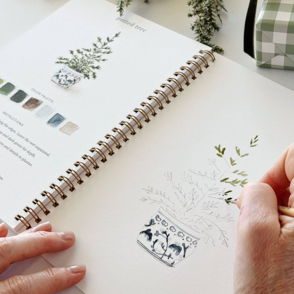 Watercolor Workbook | Classic Christmas
