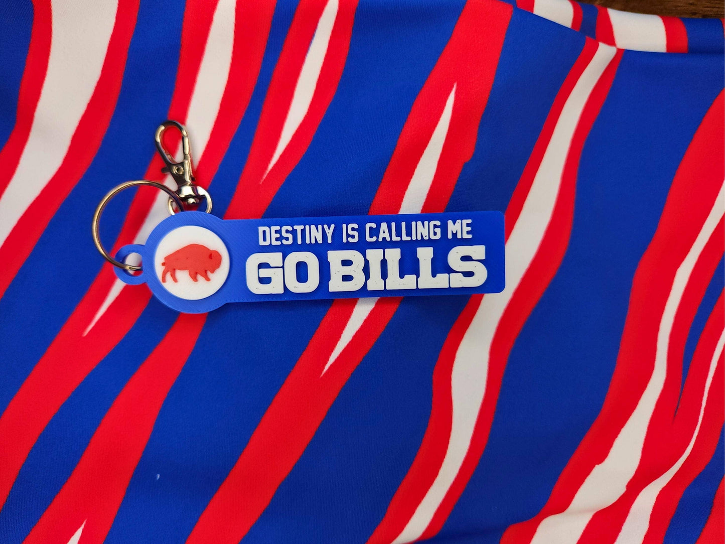 Buffalo Bills Football Keychain | Destiny is Calling Me