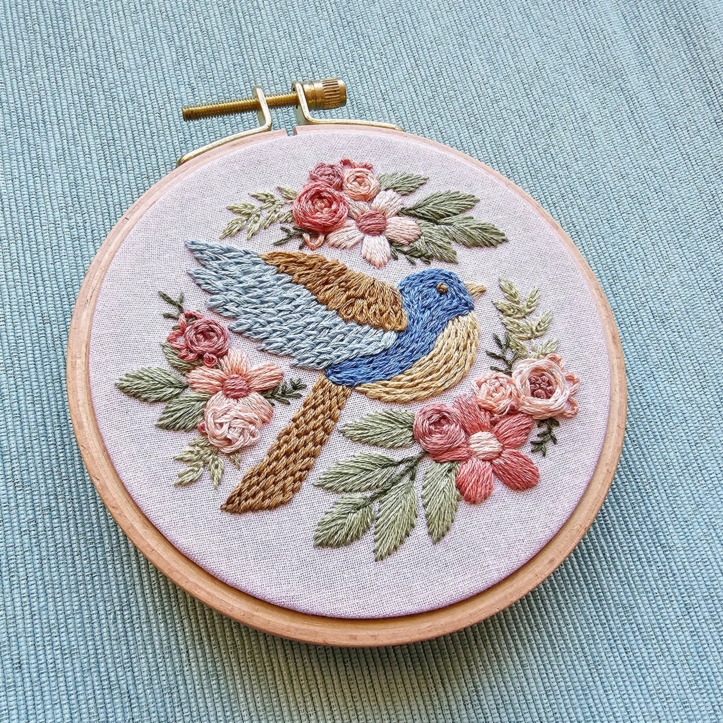 Bluebird Embroidery Kit | Beginner