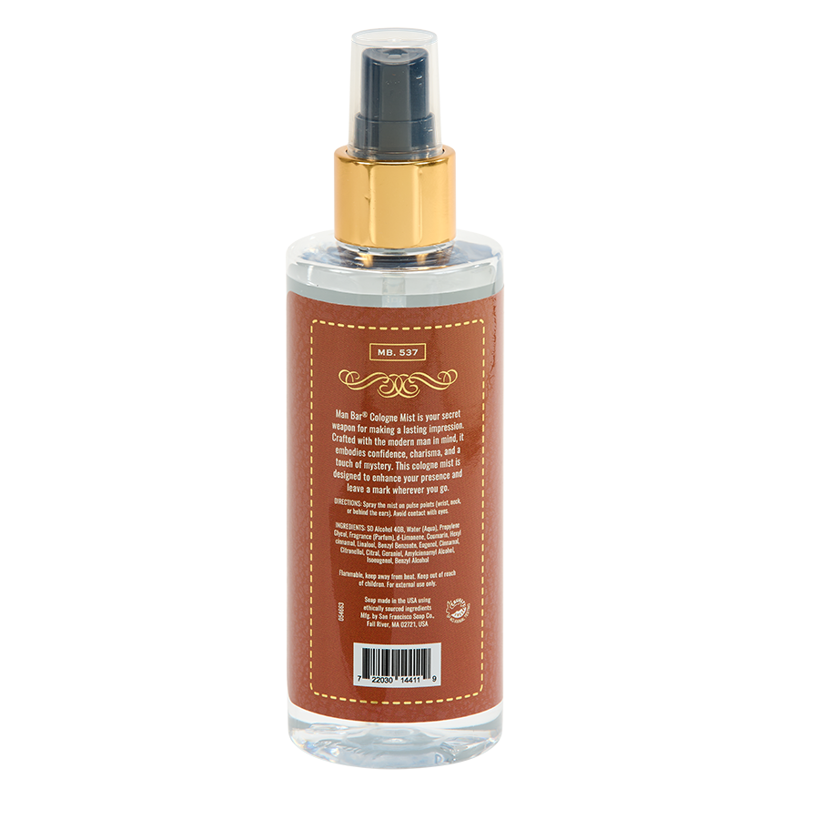 Man Bar Cologne Mist | Spiced Tobacco