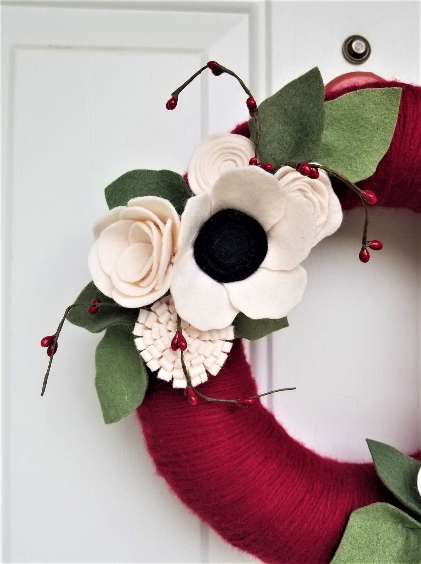 Christmas Yarn Wreath