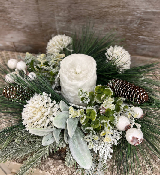 Winter Whisper Candle Ring