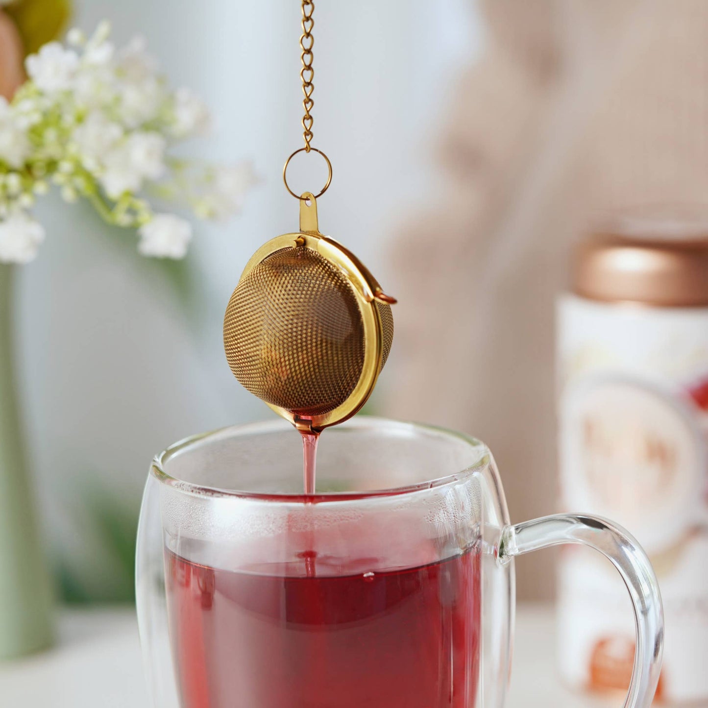 Gold Plated Tea Infuser