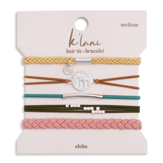 K'Lani Hair Tie Bracelet Set