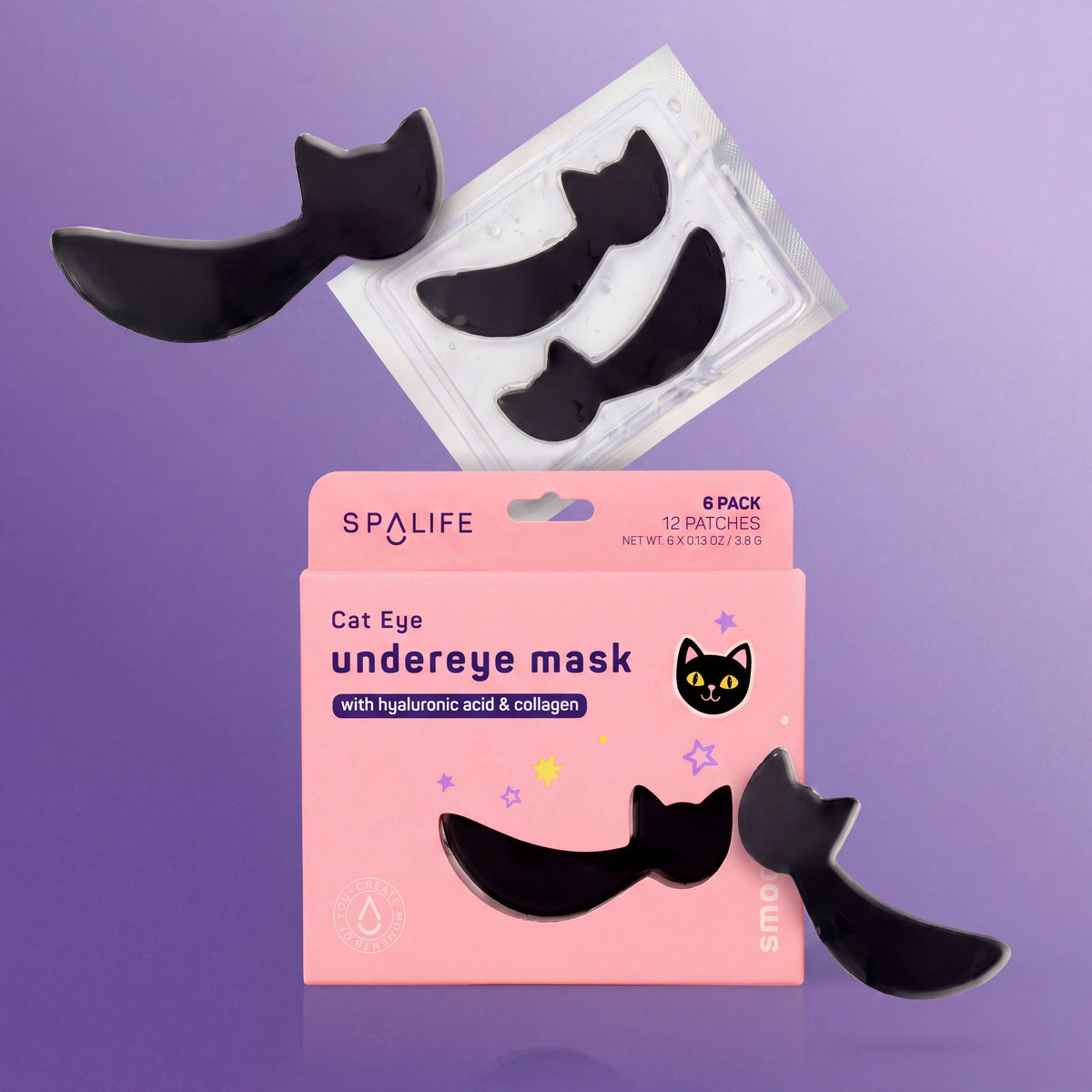 Cat Shaped Smoothing Eye Patches l 6 Pack