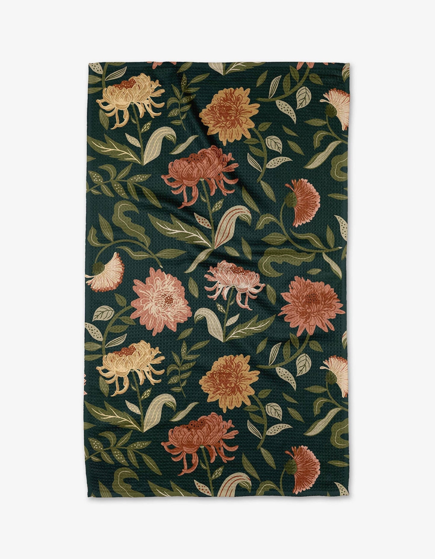 Chrysanthemums In November Dishtowel