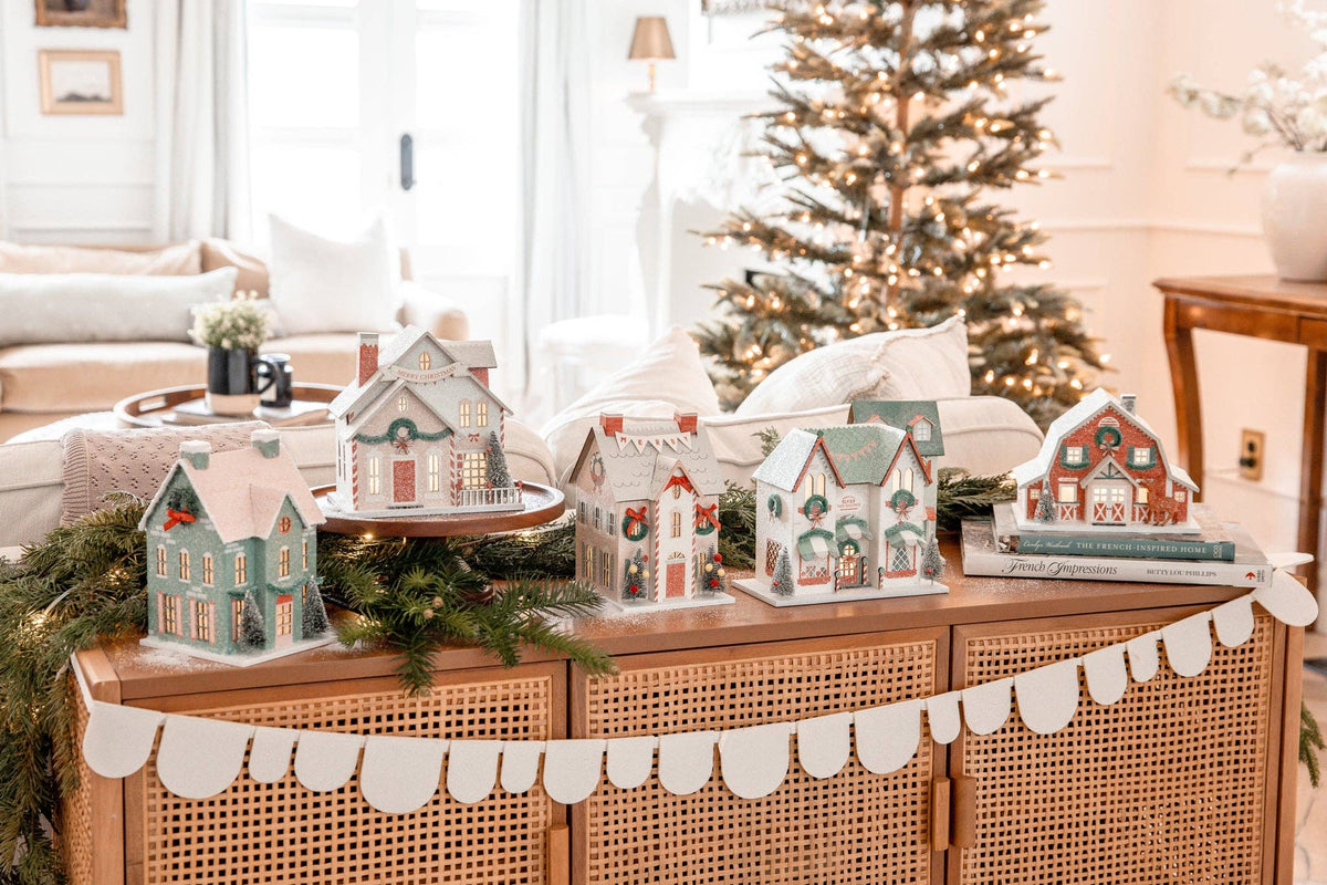 Santa's Light Up Christmas Village House
