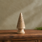 Natural Carved Wooden Christmas Tree | Small