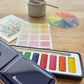 Watercolor Set w/ Wood Paintbrush