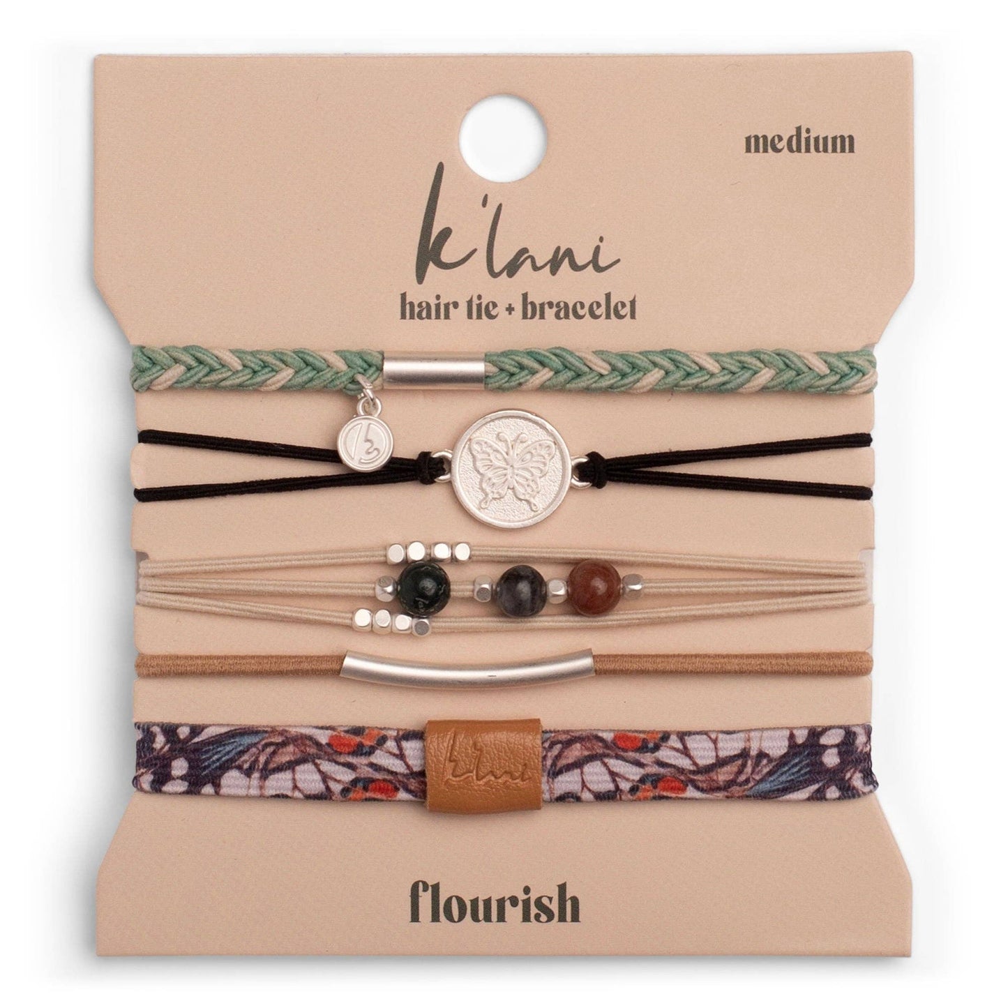 K'Lani Hair Tie Bracelet Set