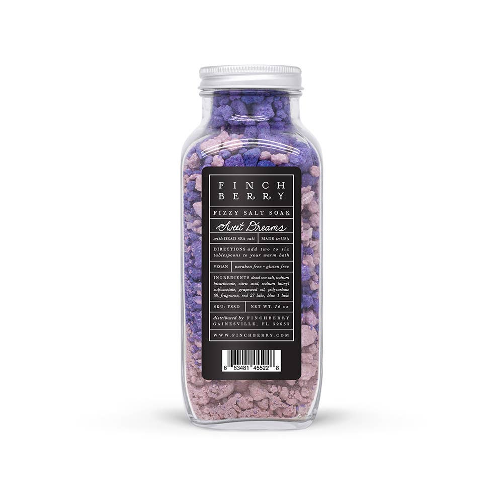 Gluten-Free Fizzy Salt Bath Soak | Sweet Dreams