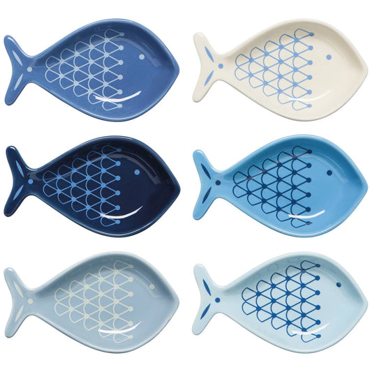 Aveiro Shaped Pinch Bowls | Set of 6