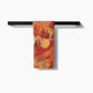 Watercolor Fallen Leaves Dishtowel