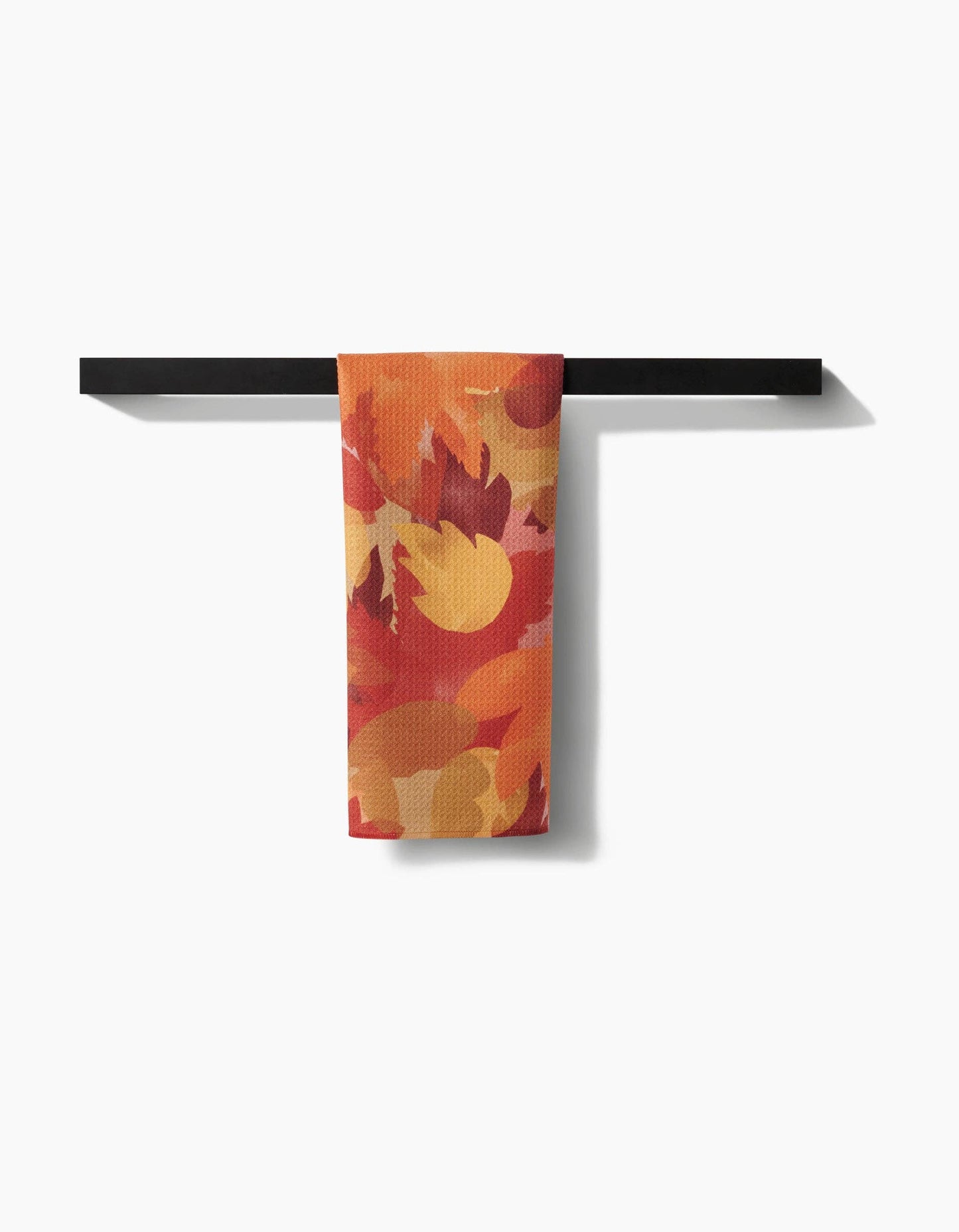 Watercolor Fallen Leaves Dishtowel