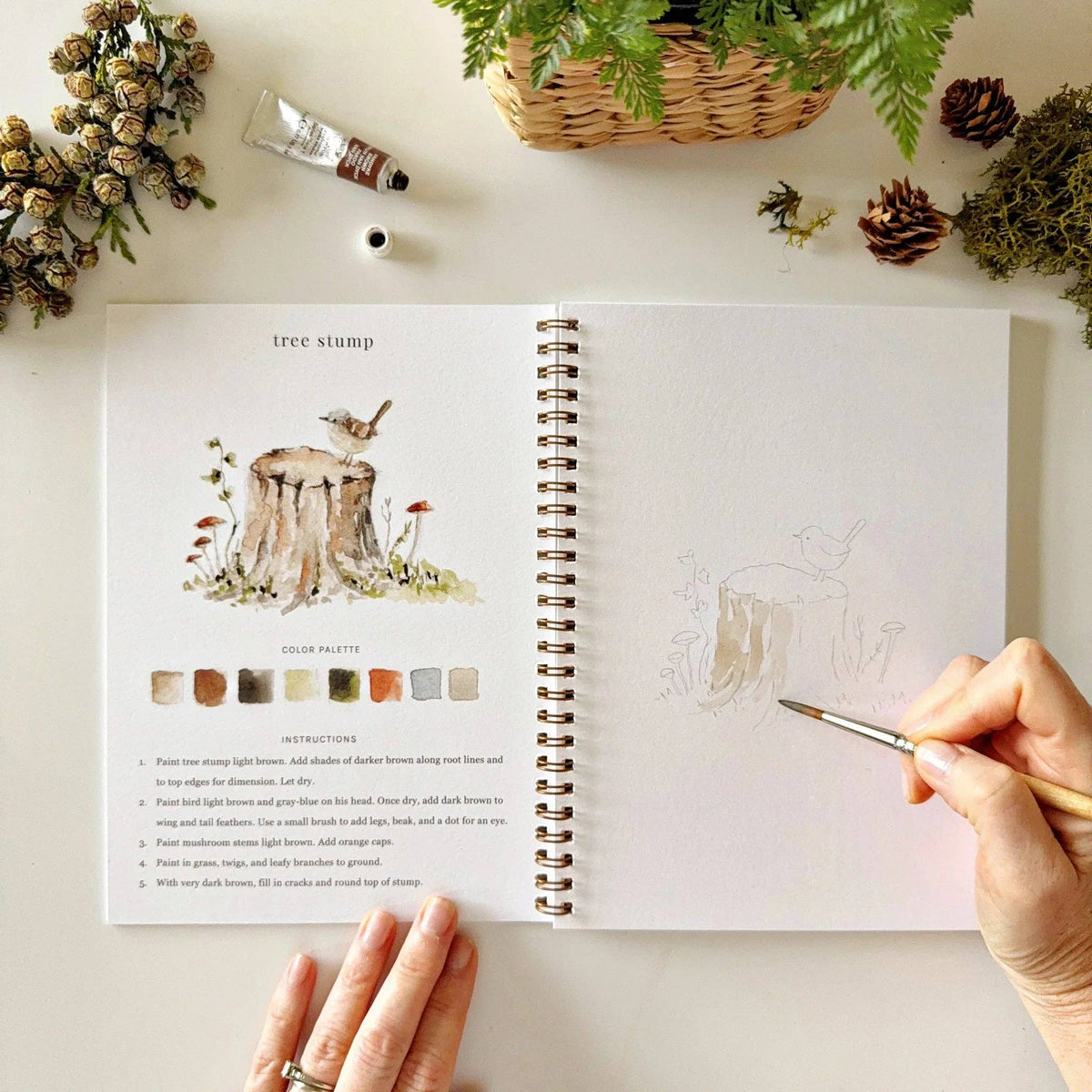 Watercolor Book | Woodland