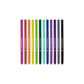 12 Pack Felt Tip Fine Line Marker Pens | Bright
