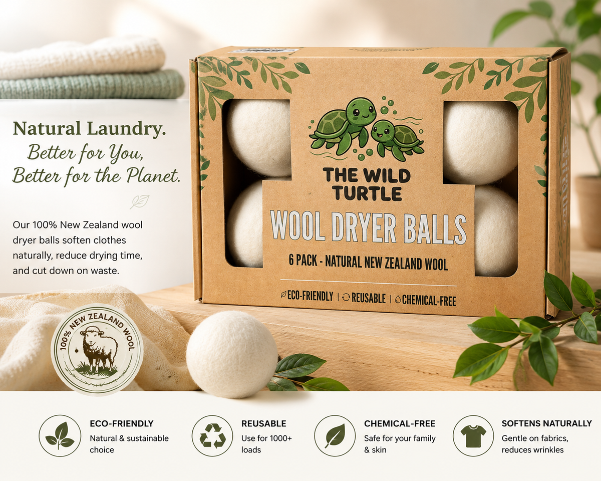 Wool Dryer Balls | Natural Fabric Softener