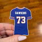 Buffalo Jersey Sticker
