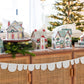 Red Reindeer Barn Light Up Christmas Village House