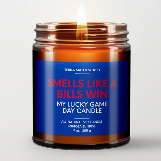 Smells Like A Bills Win Soy Candle