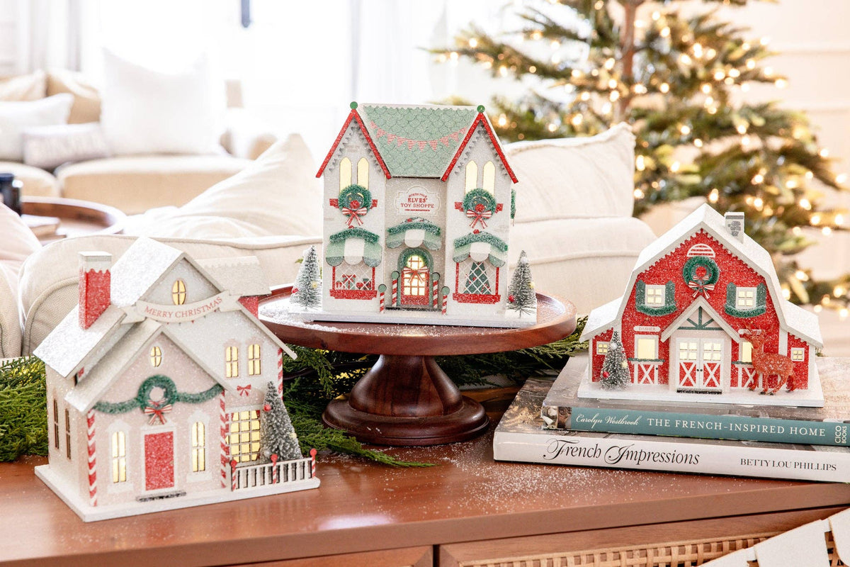 Santa's Light Up Christmas Village House