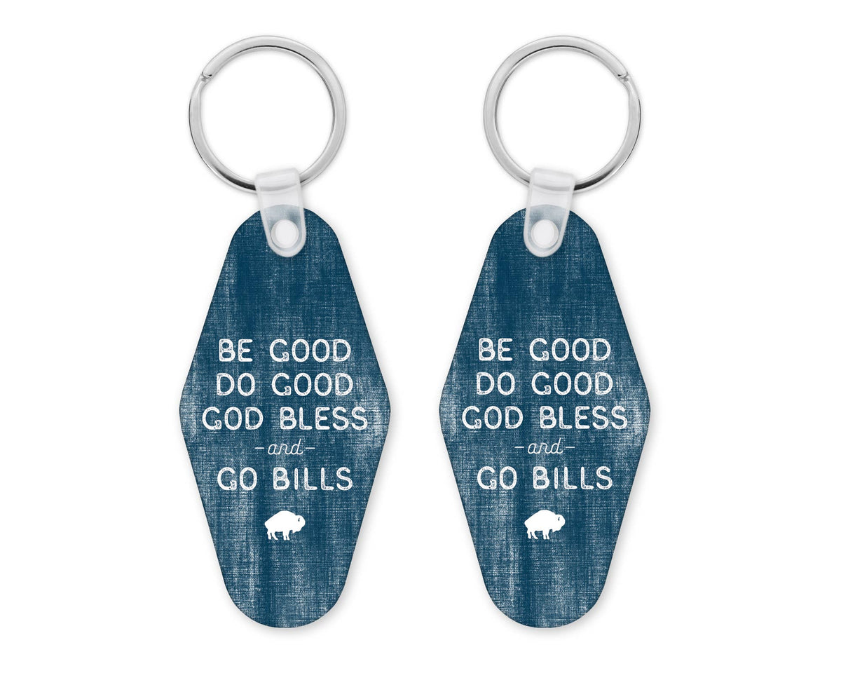 Buffalo Bills Retro Motel Keychain