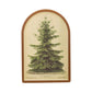 Vintage Evergreen Arch Bamboo Tray