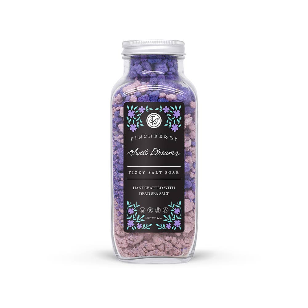 Gluten-Free Fizzy Salt Bath Soak | Sweet Dreams