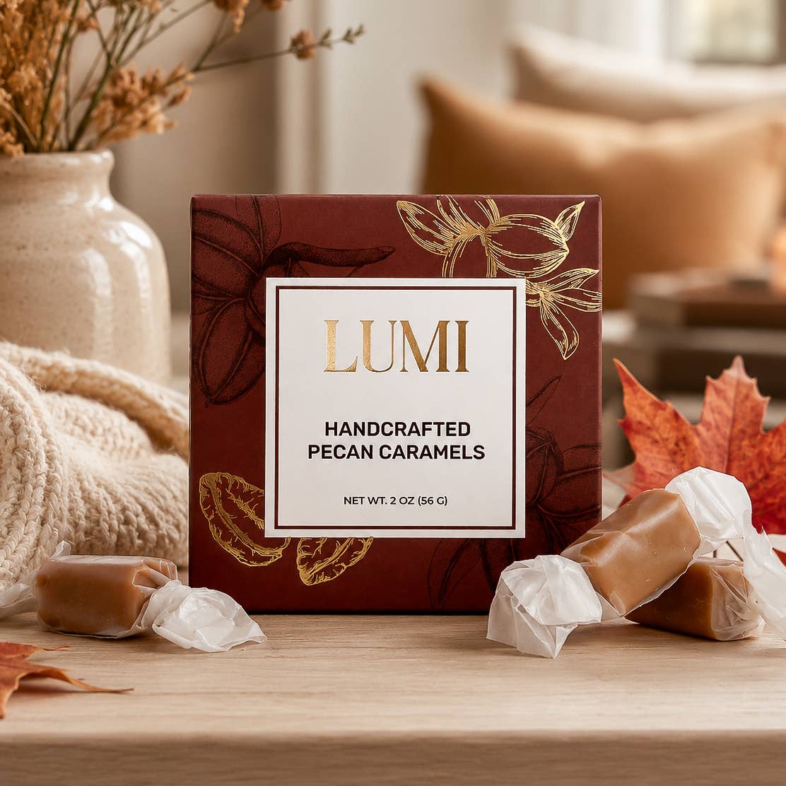 Handcrafted Pecan Caramels