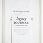 Legacy Journal: A Family Keepsake Book