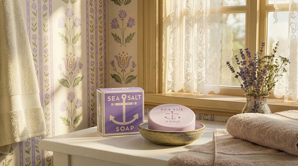 Sea Salt Lavender Bar Soap | Triple Milled Natural Lavender