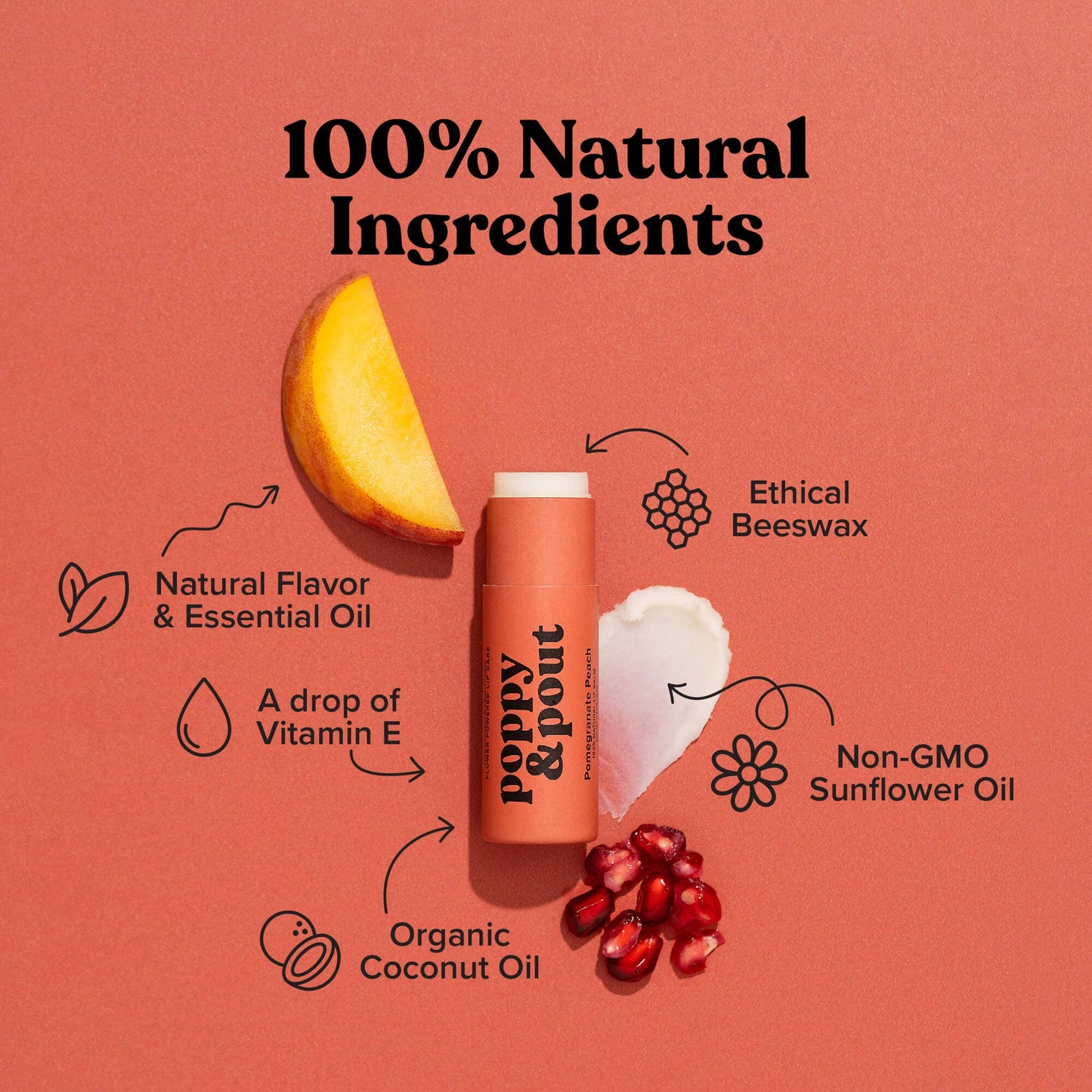 Lip Balm | Pomegranate Peach
