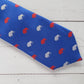 Blue And Red Buffalo Neck Tie