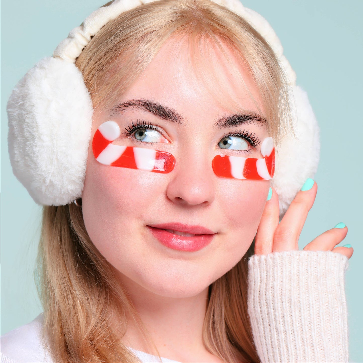 Candy Cane Depuffing Undereye Masks