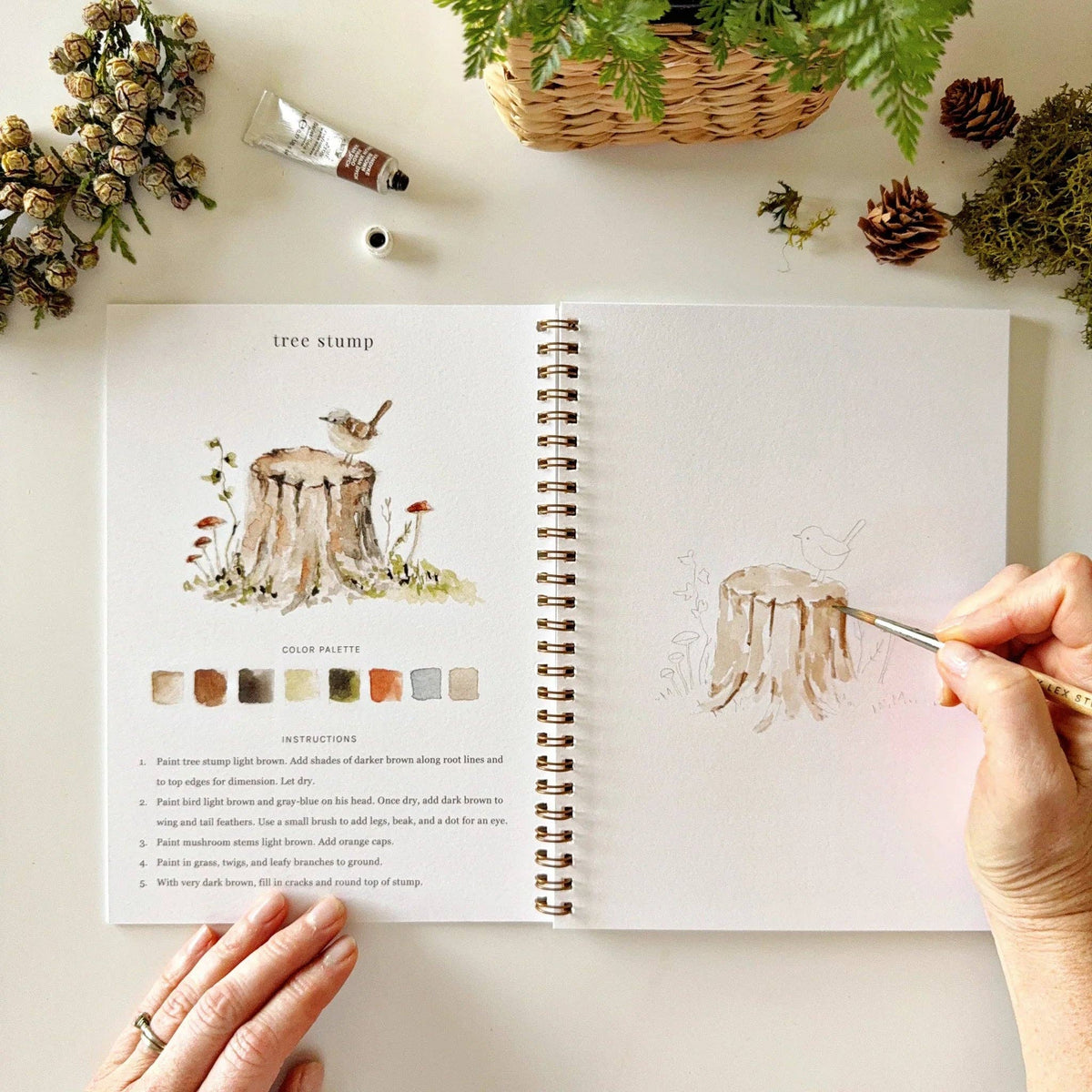 Watercolor Book | Woodland