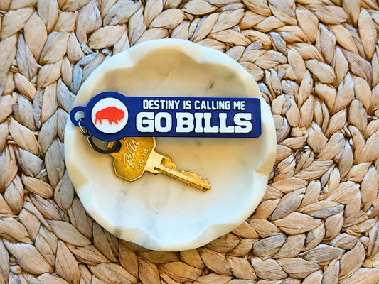 Buffalo Bills Football Keychain | Destiny is Calling Me